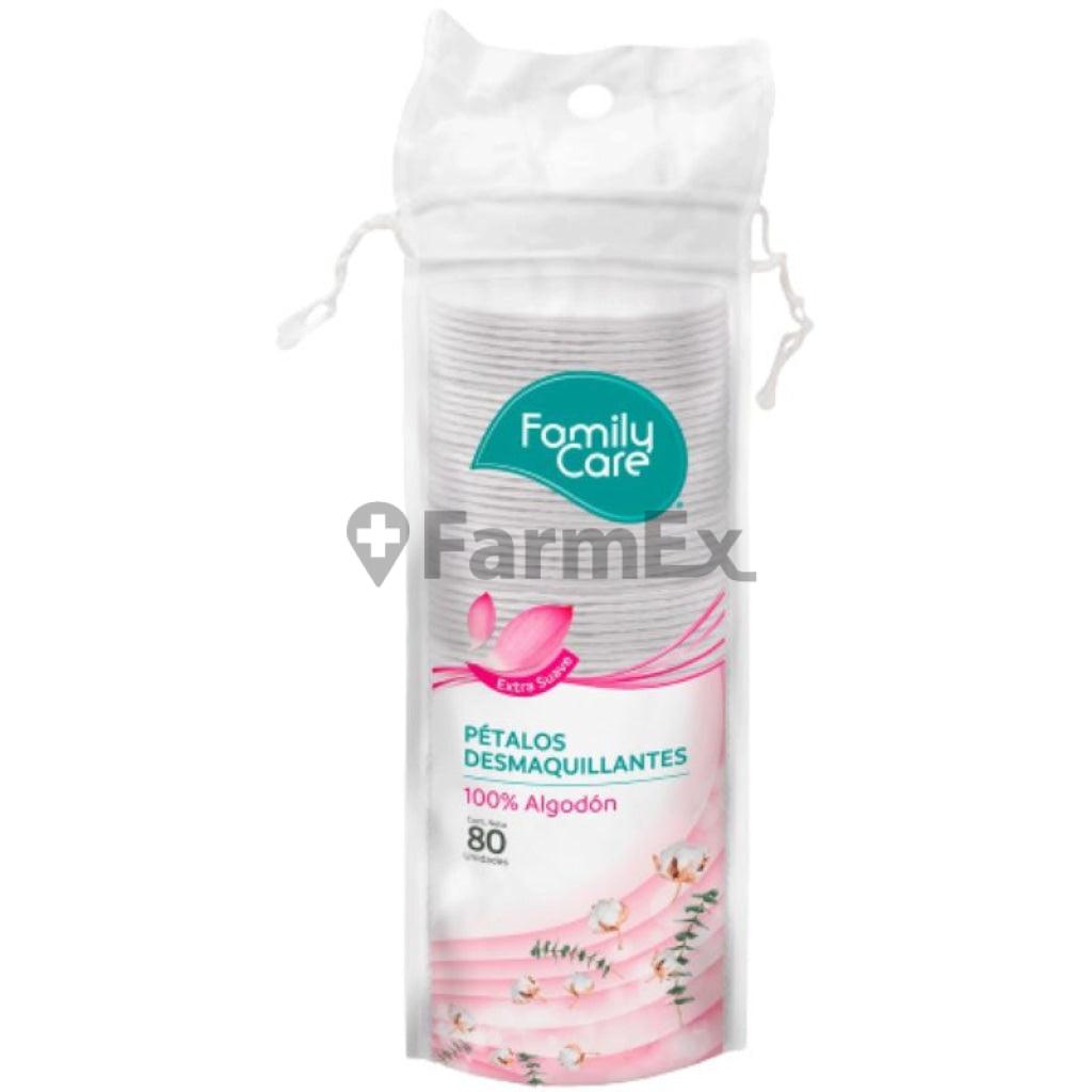Pétalos Desmaquillantes x 80 unidades Family care